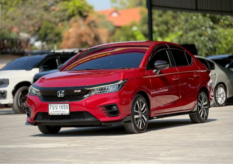 Honda City 2020 1.0 RS Sedan เบนซิน ไม่ติดแก๊ส เกียร์อัตโนมัติ แดง รูปที่ 3