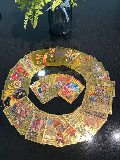 🏆🐥Pokémon Gold Card การ์ดทองเลเซอร์ 3D งานสวยคมระดับพรีเมี่ยม✨ รูปที่ 2