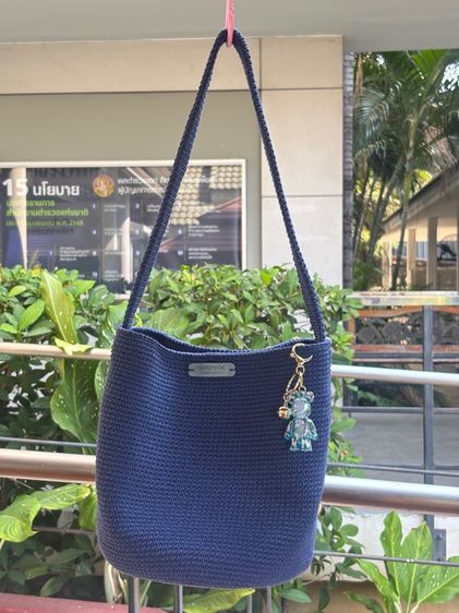 กระเป๋าถักเชือกฟอก แฮนเมด รูปที่ 6