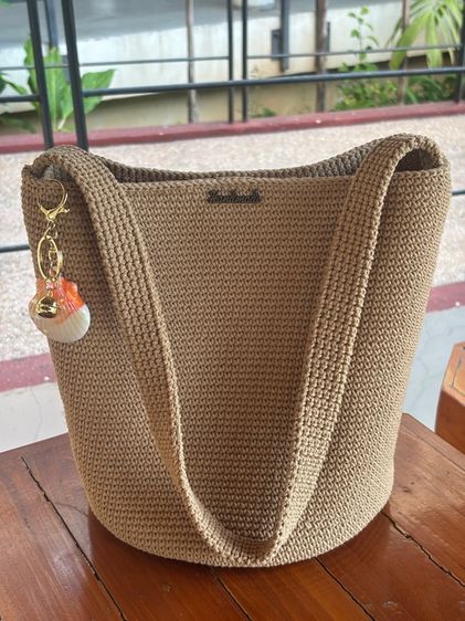 กระเป๋าถักเชือกฟอก แฮนเมด รูปที่ 17