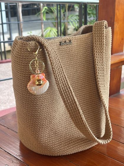 กระเป๋าถักเชือกฟอก แฮนเมด รูปที่ 15