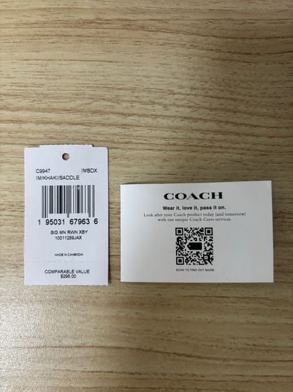 COACH mini 6.5นิ้ว รูปที่ 9