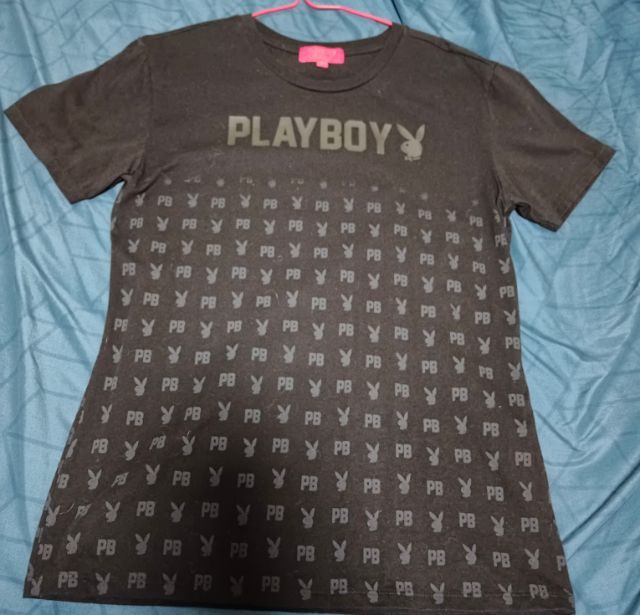 เสื้อยืด Playboy สีดำ รูปที่ 3