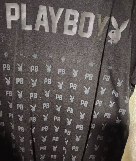 เสื้อยืด Playboy สีดำ รูปที่ 4