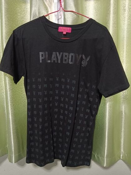 เสื้อยืด Playboy สีดำ