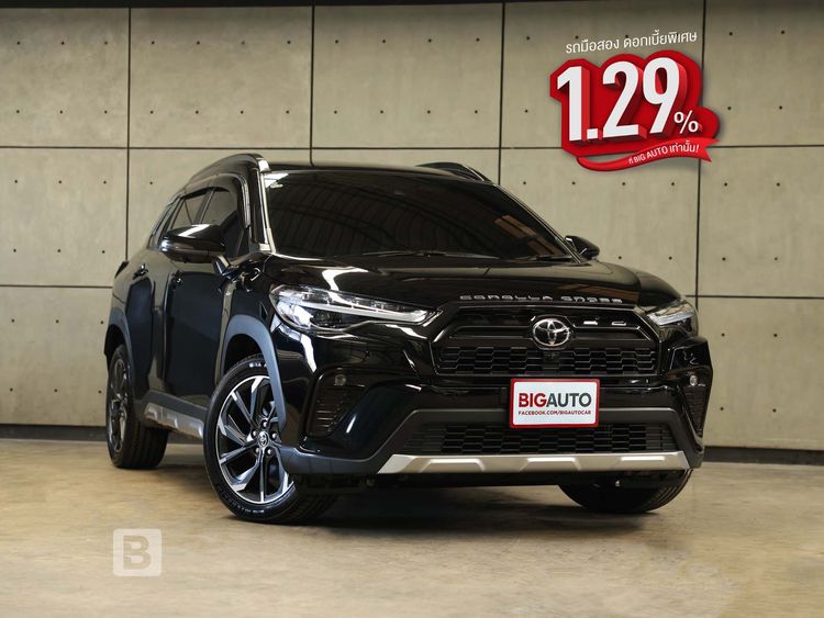 รถ Toyota Corolla Cross 1.8 HEV GR Sport สี ดำ