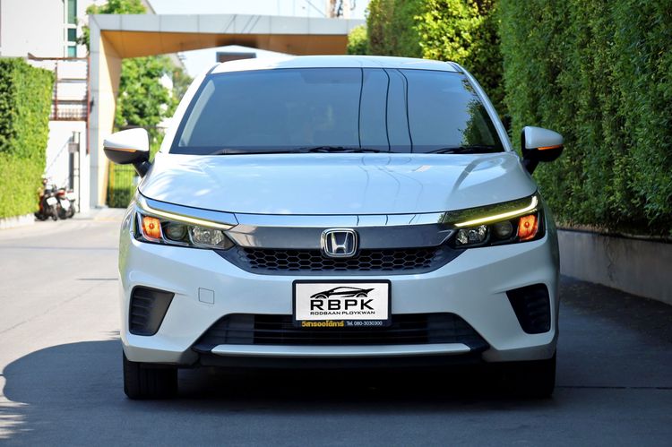 Honda City 2021 1.0 SV Sedan เบนซิน ไม่ติดแก๊ส เกียร์อัตโนมัติ ขาว รูปที่ 3