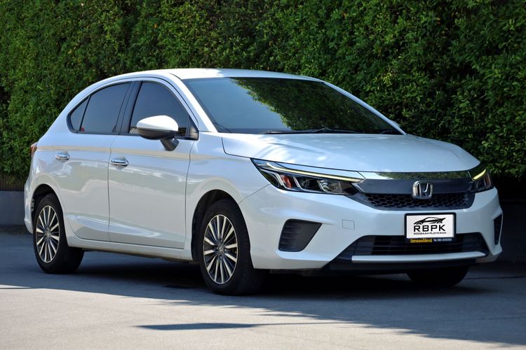Honda City 2021 1.0 SV Sedan เบนซิน ไม่ติดแก๊ส เกียร์อัตโนมัติ ขาว รูปที่ 4