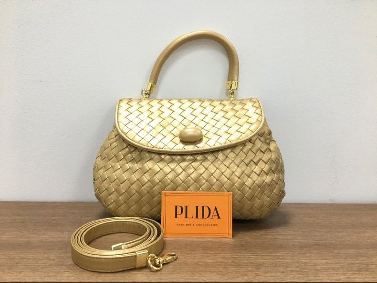 หญิง เหลือง หนังแท้ BOTTEGA VENETA