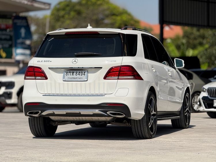 Mercedes-Benz GLE-Class 2017 GLE500 Utility-car ปลั๊กอินไฮบริด (PHEV) ไม่ติดแก๊ส เกียร์อัตโนมัติ ขาว รูปที่ 4