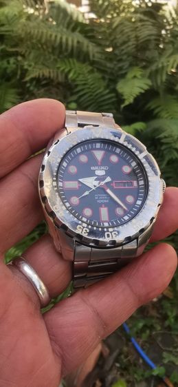 Vtg.Seiko Sports 4R36 Auto Japan Men's Decura แด็กคูรา แห้ง แห้ง  ใช้มือเดียวออกห้าง  หน้าปัดตัวเรือนมีรอยใช้งาน ผ่านสมรภูมิ คลาสสิค ตัวสะสม รูปที่ 3