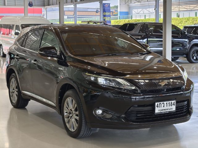 Toyota Harrier 2014 2.5 Hybrid Premium Utility-car ไฮบริด เกียร์อัตโนมัติ ดำ รูปที่ 2