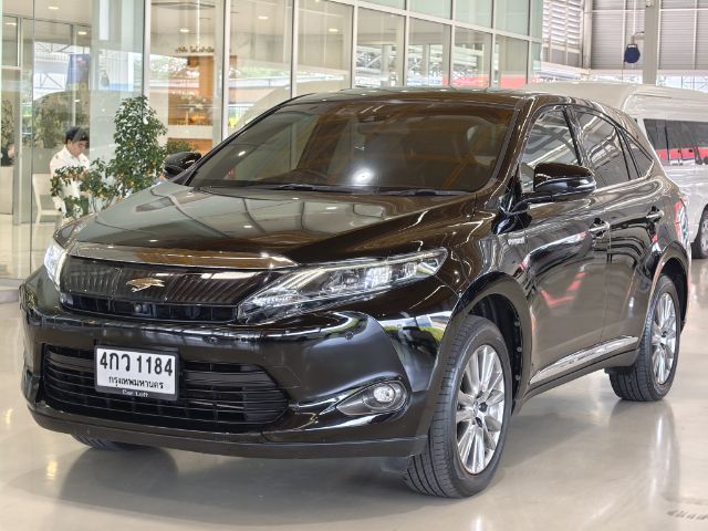 Toyota Harrier 2014 2.5 Hybrid Premium Utility-car ไฮบริด เกียร์อัตโนมัติ ดำ รูปที่ 3