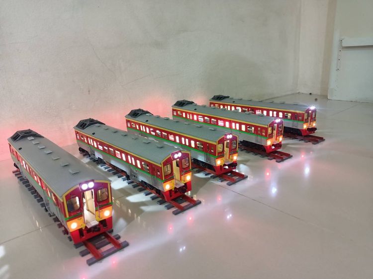 โมเดลรถไฟไทย สายแม่กลอง งานแฮนด์เมด รูปที่ 8