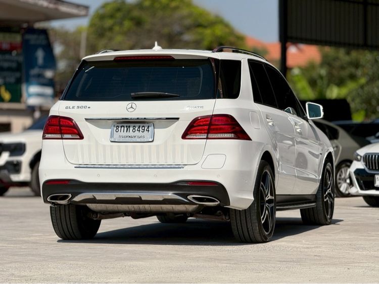 Mercedes-Benz GLE-Class 2017 GLE500 Utility-car ปลั๊กอินไฮบริด (PHEV) ไม่ติดแก๊ส เกียร์อัตโนมัติ ขาว รูปที่ 4