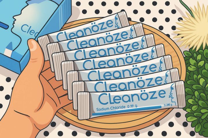 ผงเกลือล้างจมูก 1กล่องบรรจุ กล่องละ 20 ซอง