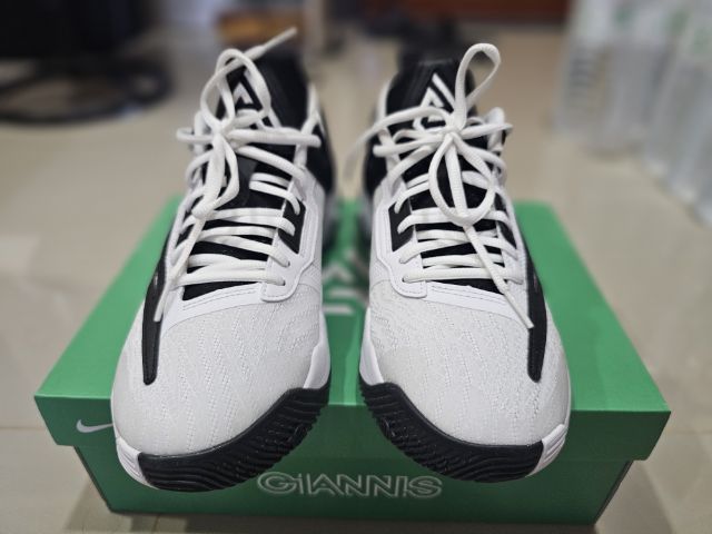 ผู้ชาย ดำ รองเท้าบาสเกตบอล Nike ขายรองเท้าบาส Giannis Immortality 3EP