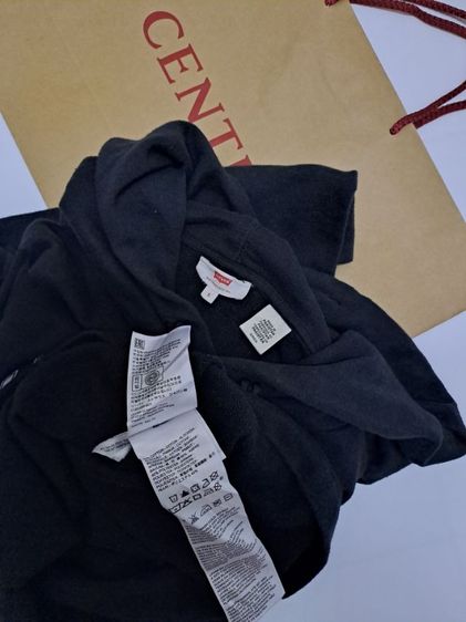 เสื้อฮู้ดแขนยาวสีดำ (สกรีน Levi's Staruas California) แบรนด์ LEVI'S‼️ รูปที่ 2
