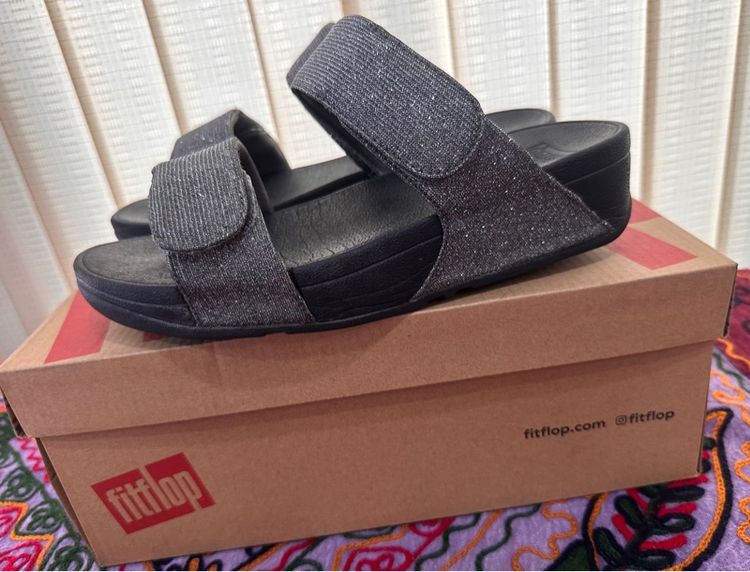 รองเท้าแตะแบบลำลอง อื่นๆ UK 5 | EU 38 | US 6.5 Fitflop รองเท้าแบบสวมสีดำ