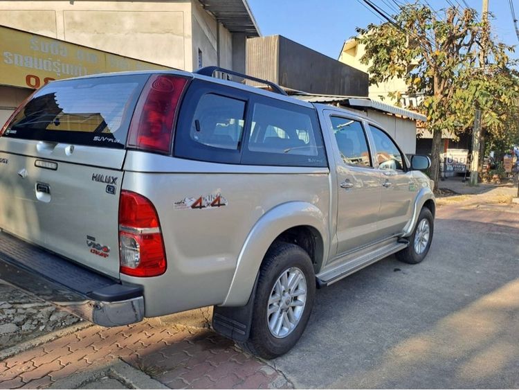 Toyota Hilux Vigo Champ 2012 Double Cab 3.0 G 4WD Pickup ดีเซล เกียร์อัตโนมัติ เทา รูปที่ 4