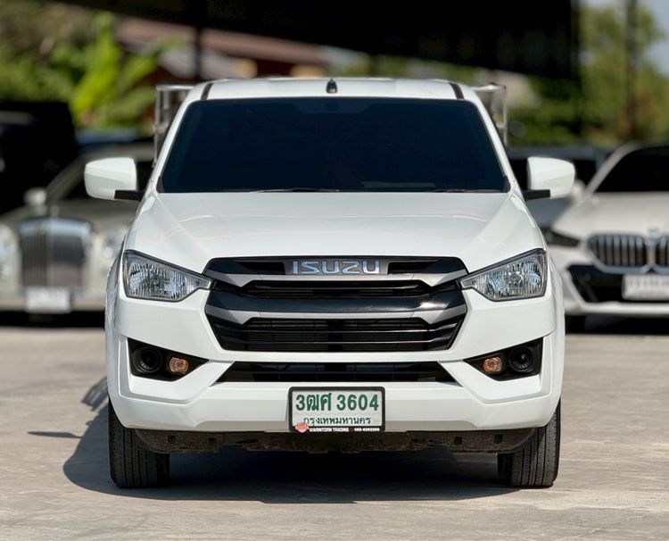 Isuzu D-MAX 2023 1.9 S Pickup ดีเซล ไม่ติดแก๊ส เกียร์ธรรมดา ขาว รูปที่ 2