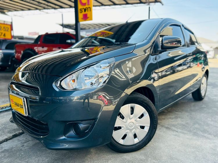 Mitsubishi Mirage 2012 1.2 GLX Sedan เบนซิน ไม่ติดแก๊ส เกียร์อัตโนมัติ เทา รูปที่ 4
