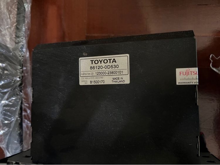ชุดวิทยุเดิมพร้อมกรอบ toyota yaris รูปที่ 2
