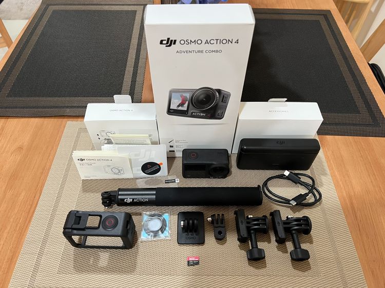 อื่นๆ (แถม 128 GB) DJI Osmo Action 4 Adventure Combo สภาพมือใหม่ ไม่ผ่านการใช้งาน