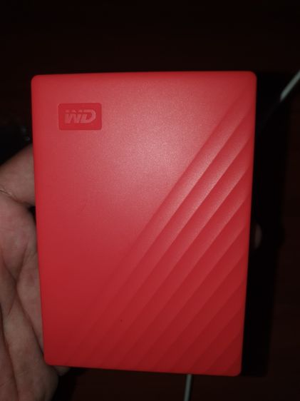 Hdd external WD My Passport 2TB สีแดง มือสอง