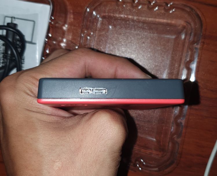 Hdd external WD My Passport 2TB สีแดง มือสอง รูปที่ 4