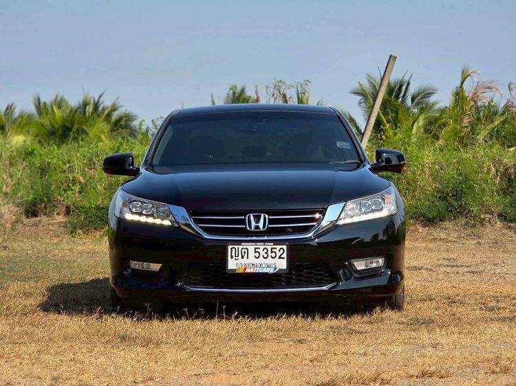 Honda Accord 2014 2.4 EL NAVI Sedan เบนซิน ไม่ติดแก๊ส เกียร์อัตโนมัติ ดำ รูปที่ 2