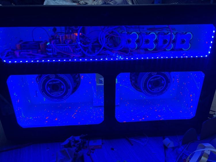 diyซับ8นิ้วคู่กำลังขับรวม1600w รูปที่ 2