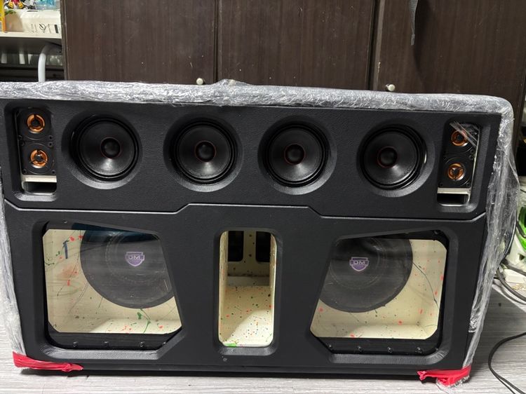 diyซับ8นิ้วคู่กำลังขับรวม1600w