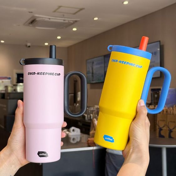 แก้วเก็บความเย็น,ร้อน พร้อมพวงกุญแจห้อยประดับ