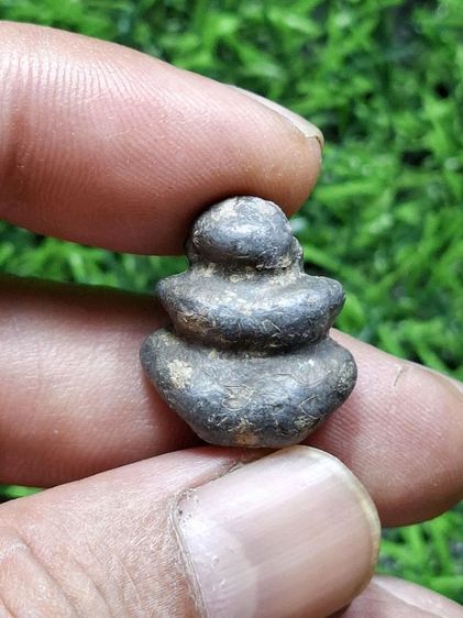 ปิดตาตะกั่วหล่อเก่ามีคราบกรุดินเบ้า ไม่รู้ที่ รูปที่ 2