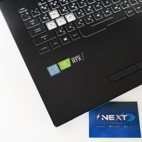 ASUS ROG Strix Scar II GL704GV-EV048T i7-8750H RTX 2060 6GB  RAM 24GB SSD 512GB 17.3” 144Hz รูปที่ 3