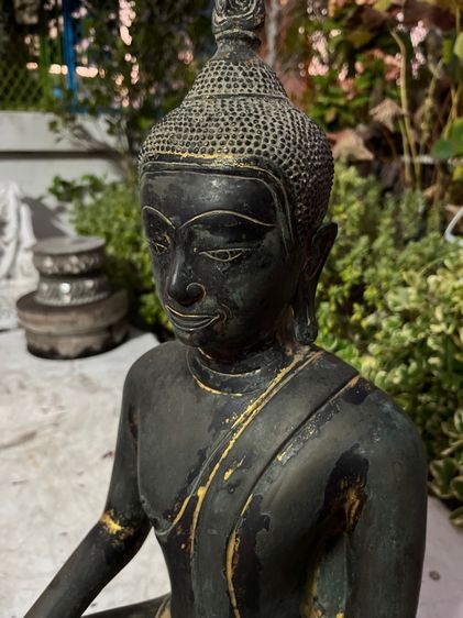 พระบูชาอู่ทองเนื้อสำริดเก่า รูปที่ 4