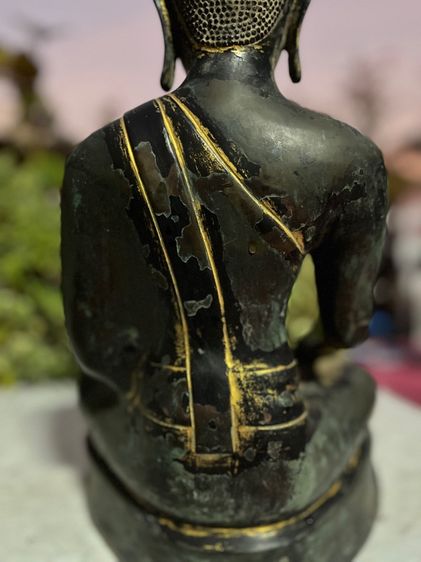 พระบูชาอู่ทองเนื้อสำริดเก่า รูปที่ 7