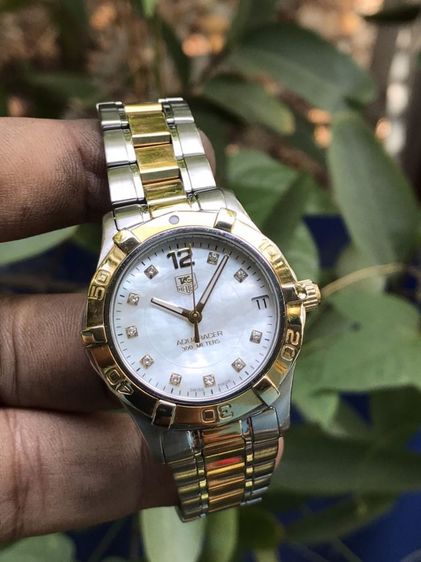 TAG Heuer Aquaracer Quartz 2k. Diamond White Pearl Dial (BOY SIZE)🇨🇭🇨🇭 รูปที่ 6