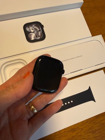 watch 11 GPS 46mm Jet Black Aluminum case with Black SB -M L รูปที่ 4