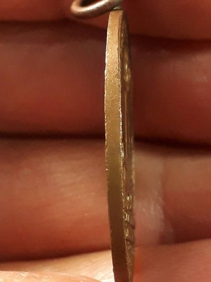 เหรียญหลวงพ่อเดิม วัดหนองโพธิ์ ปี2482 บล็อคดอกจันทร์ตรง เนื้อทองแดงหูห่วงเชื่อมขอบกระบอกสภาพยังสวย รูปที่ 4