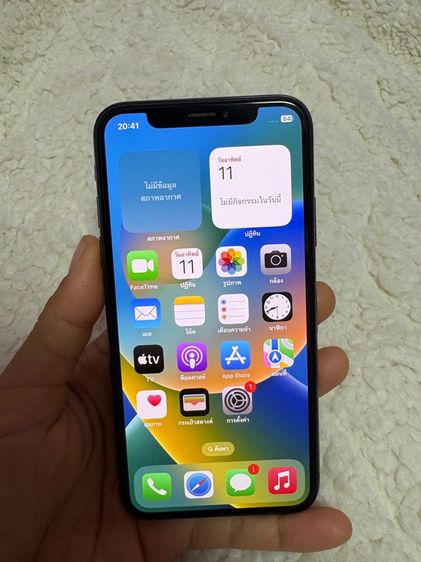 iPhone x 64gb สีดำ มือสอง