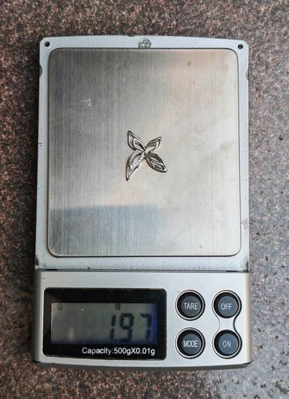 จี้ทองคำขาว​ Platinum​ 950​ เพขรแท้​ 12​ เม็ด​ แบ่งปันถูกที่สุดครับ​ รูปที่ 8