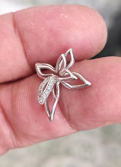 จี้ทองคำขาว​ Platinum​ 950​ เพขรแท้​ 12​ เม็ด​ แบ่งปันถูกที่สุดครับ​ รูปที่ 4