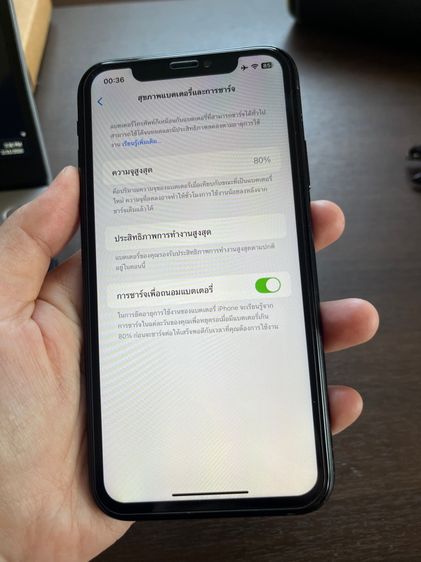 iphone xr สีดำ ความจุ 64 GB เครื่องซื้อที่อเมริกา ใส่ได้ทุกซิมไทย ใช้งานได้ สภาพโอเค รูปที่ 3