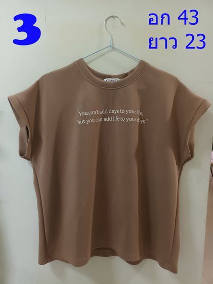 🎁เสื้อมือสองผู้หญิง เสื้อยืด เสื้อแขนยาว เสื้อกันหนาว สภาพนางฟ้า ขายถูกๆจ้า รูปที่ 6