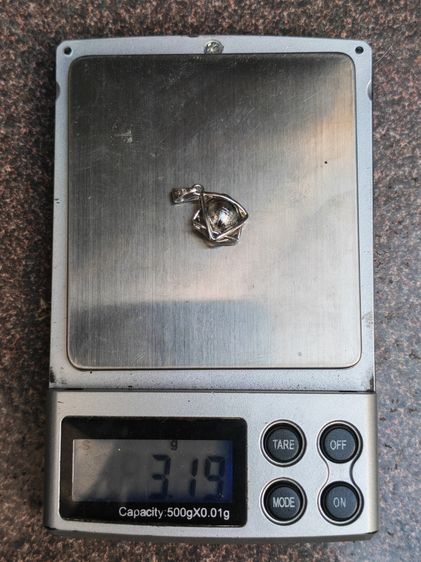 จี้อุกาบาตเงินแท้​ นน.​ 3.19 กรัม​ ขายกันเป็นพัน​ ผมเอาหลักร้อยครับ รูปที่ 8