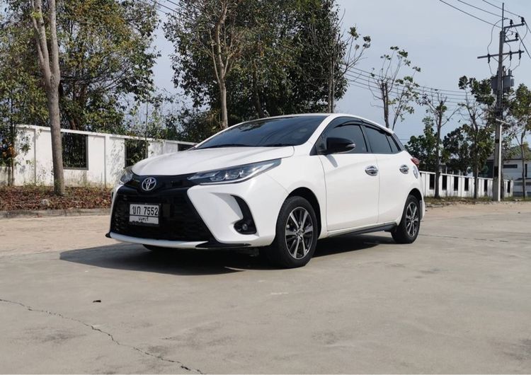 Toyota Yaris 2019 1.2 High Sedan เบนซิน ไม่ติดแก๊ส เกียร์อัตโนมัติ ขาว