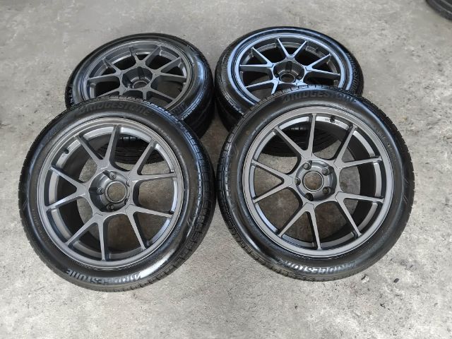 แม็ก 5 รู ขอบ 18 พร้อมยาง Bridgestone D 23 รูปที่ 4