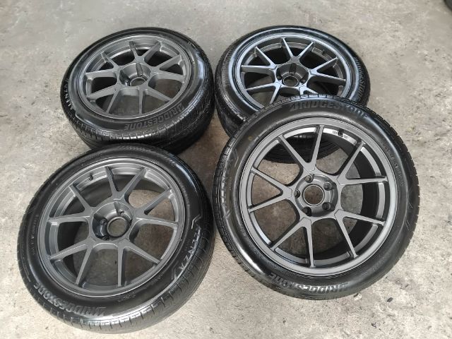 แม็ก 5 รู ขอบ 18 พร้อมยาง Bridgestone D 23 รูปที่ 2